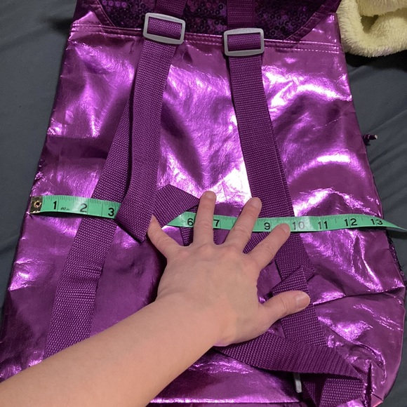 Nwot - Purple sparkly back pack - Picture 4 of 5